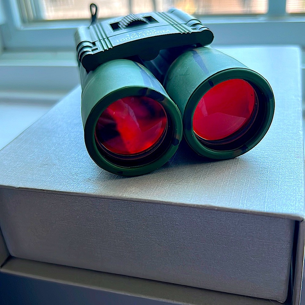 Army Design Binocular Adjustable W/ Strap!